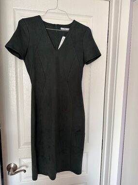 MNG (Mango) Bodycon Dress | Size S | Dark Green | New With Tags